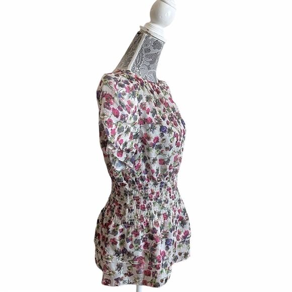 Ted Baker London Floral Print Jadii Blouse Size 3 - Picture 2 of 11